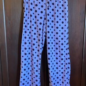 Tranquility by Colorado Clothing Purple Polka Dot Pajama Pants
